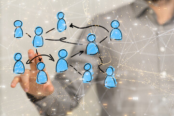 people network structure hr - human resources management and recruitment