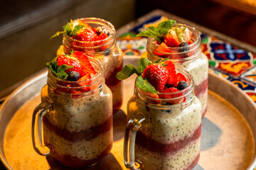 Photo of cocktails with strawberry