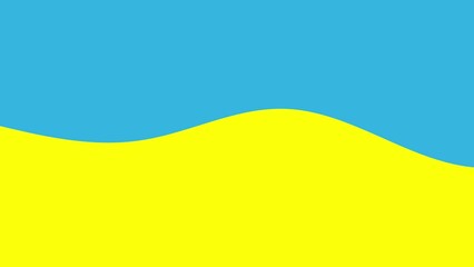 Poster - Flag of Ukraine in the form of the sun.
