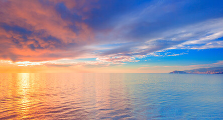  Amazing sunset at the famous mediterranean - Alanya, Turkey