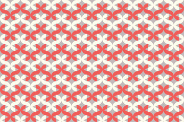 Wall Mural - Minimal geometric texture seamless pattern. Repeating simple geometrical shapes modern background.