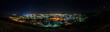 Night panorama of city Sudak, Crimea