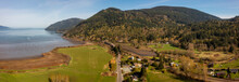 Aerial View Of Chuckanut Drive. As You Approach The Base Of The Chuckanut Mountains And Just As The Road Begins Its Climb, You’ll Find The Small Community Of Blanchard, Founded In 1887.