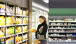 © lado2016 - Woman choosing a dairy products at supermarket