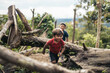 © Pedro Merino/Stocksy - Native little boy from Panama playing and running
