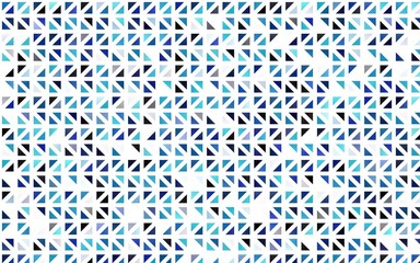 Fototapete - Light BLUE vector layout with lines, triangles.