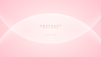Poster - Abstract minimal gradient pink curves background. Landing page, flyer, banner, card. Vector