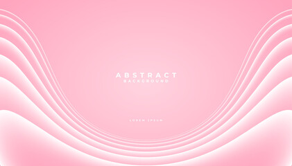 Poster - abstract modern gradient pink shapes background. landing page, flyer, banner, card. vector