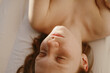 © Sergey Filimonov/Stocksy - Woman sleep in bed in morning closeup