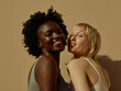 © ohlamour studio/Stocksy - happy diverse models with fresh skin beauty portrait
