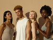 © ohlamour studio/Stocksy - four friends fashion portrait