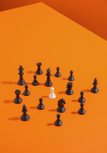 Still Life Of Chess Figures