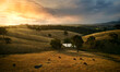 © Gary Radler Photography/Stocksy - Setting Sun over Farmland in South East Australia
