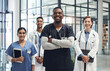 © Jeff Bergen/peopleimages.com - Were always proud to help those in need. Shot of medical staff together at work.