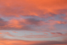 Sky Texture With Pastel Colors During A Sunset 