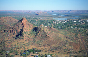 Wall Mural - the western australian town of kununurra on the ord river.