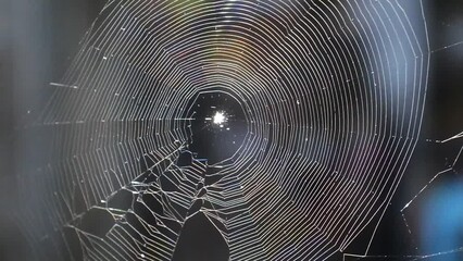 spider HD videos. insect on leaves footage. spider webs