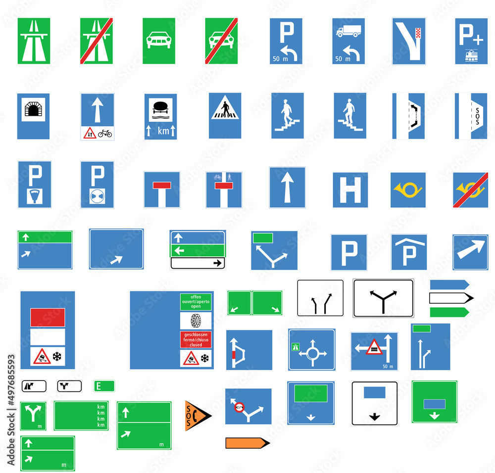 ISO 7010 SIGN WARNING SET SYMBOL SAFETY Stock Vector | Adobe Stock