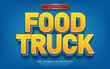 © hesti12 - food truck 3d style text effect