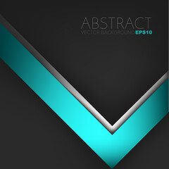 Poster - vector background with ribbon