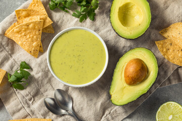 Homemade Mexican Green Avocado Salsa