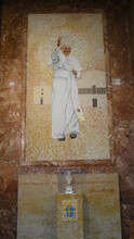 Mosaic Representing Pope John Paul II Inside The Church Santa Maria Delle Grazie In San Giovanni Rotondo