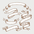 © Fajarrabadi - Vintage Ribbon Banners. Hand drawn set
