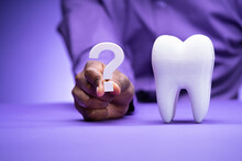 Man Dental Teeth Question Mark