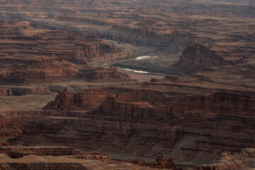 Poster - Colorado River Winds Through The Desert Outside Of Moab