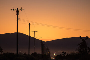 Wall Mural - Mojave Sunsets