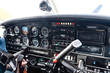 © alex.pin - Dettaglio della plancia di comando di un piccolo aereo privato