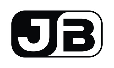JB rectangular shape logo design vector template | monogram logo | abstract logo | wordmark logo | lettermark logo | business logo | brand logo | flat logo.