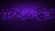 © Papapig - Abstract dot pattern purple light gradient texture technology background.
