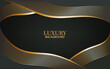 abstract gold lines luxury background