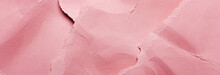 Crumpled And Torn Pink Paper Texture Background For Design