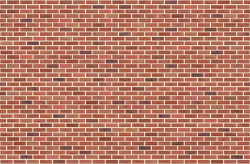 Wall Mural - beautiful brown block brick wall seamless pattern texture background