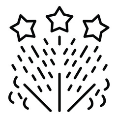 Sticker - firework icon style