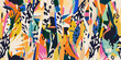 © MURRIRA - Hand drawn bright artistic contemporary abstract print. Creative collage seamless pattern. Fashionable template for design.
