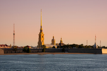 St. Petersburg, Russia. City view with famous landmarks