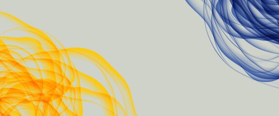 Poster - abstract background with waves