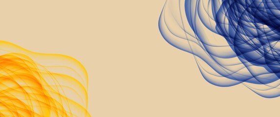 Wall Mural - abstract background with waves