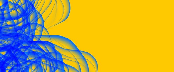 Poster - abstract background with waves