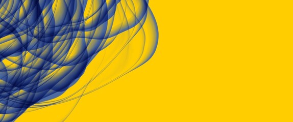 Poster - abstract background with waves