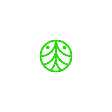 Pine Three logo icon simple vector