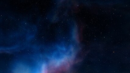  Deep space nebula with stars. Bright and vibrant Multicolor Starfield Infinite space outer space background with nebulas and stars. Star clusters, nebula outer space background 3d render	
