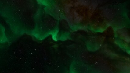 Wall Mural - deep space nebula with stars. bright and vibrant multicolor starfield infinite space outer space bac
