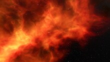 Nebula Gas Cloud In Deep Outer Space, Science Fiction Illustrarion, Colorful Space Background With Stars 3d Render