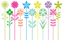 Floral Vector Pattern Background