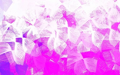 Poster - Light Purple, Pink vector pattern with random forms.
