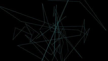 Poster - Dark background or screensaver of floating lines.